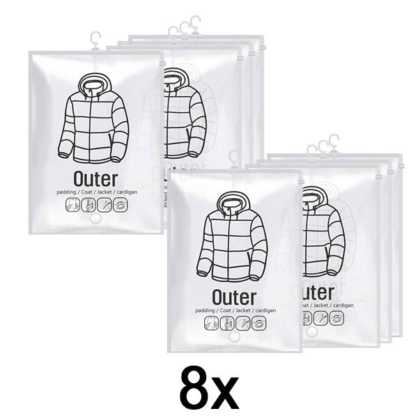 Sacs de rangement sous vide suspendus (lot de 4 pièces)