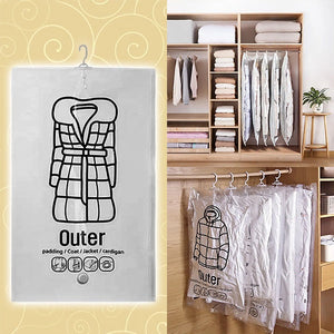 Sacs de rangement sous vide suspendus (lot de 4 pièces)