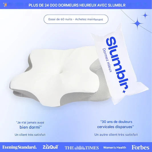 Housse d’Oreiller Ergonomique Slumblr® – Version Ultra