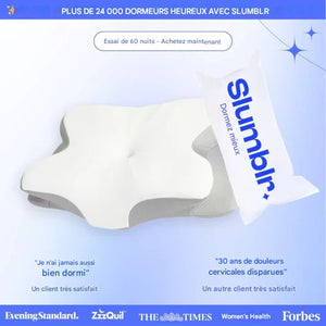 Housse d’Oreiller Ergonomique Slumblr® – Version Ultra