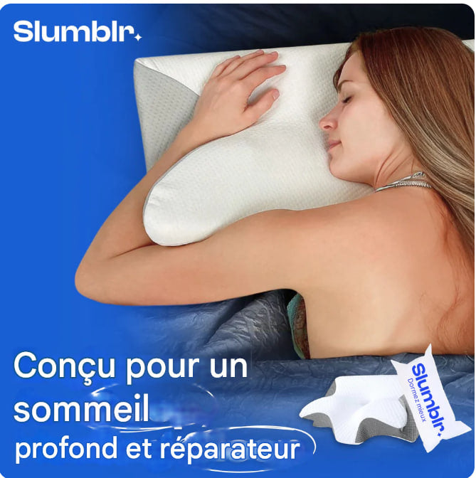 Housse d’Oreiller Ergonomique Slumblr® – Version Ultra